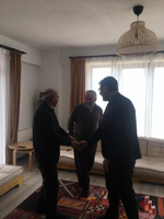 Müftü depremzedeleri ziyaret etti