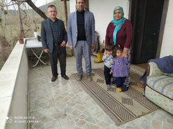 Müftü depremzedeleri ziyaret etti