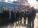 SAADETLİ YÖNETİCİLER TARAKLI’DA ESNAF ZİYARETLERİ YAPTI