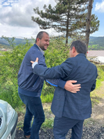 Ecevit Keleş Aksu Mahallesi Hayır pilavına katıldı