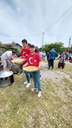 Akçapınar Mahallesinde Geleneksel Hayır Pilavı