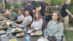 İLÇE MİLLİ EĞİTİM MÜDÜRÜNE VEDA YEMEĞİ DÜZENLENDİ