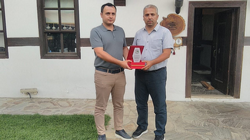 İLÇE MİLLİ EĞİTİM MÜDÜRÜNE VEDA YEMEĞİ DÜZENLENDİ