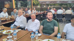 İLÇE MİLLİ EĞİTİM MÜDÜRÜNE VEDA YEMEĞİ DÜZENLENDİ