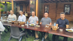 İLÇE MİLLİ EĞİTİM MÜDÜRÜNE VEDA YEMEĞİ DÜZENLENDİ