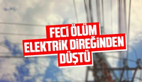 Feci ölüm! Çıktığı elektrik direği sonu oldu...