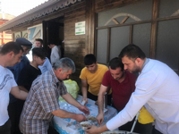 Aşağı Camii’nde Aşure programı düzenlendi.