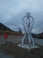 Termal Kavşağına Ay-Yıldız sembolü