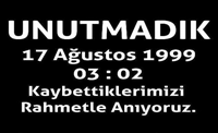 17 AĞUSTOS 1999 MARMARA DEPREMİ MESAJI