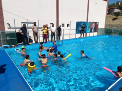 TARAKLI’da YÜZME KURSU AÇILDI