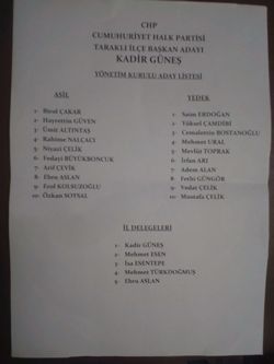 CHP TARAKLI’da BAŞKAN CEMİLE KARABIYIKOĞLU