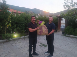 Kaymakam Halis Hacıismailoğlu’na veda yemeği