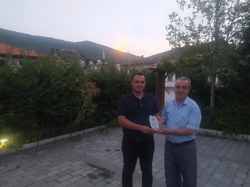 Kaymakam Halis Hacıismailoğlu’na veda yemeği