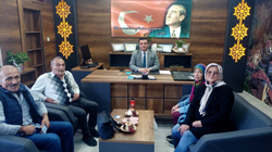 CHP TARAKLI YENİ İLÇE YÖNETİMİNDEN RESMİ KURUMLARA ZİYARET