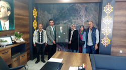 CHP TARAKLI YENİ İLÇE YÖNETİMİNDEN RESMİ KURUMLARA ZİYARET