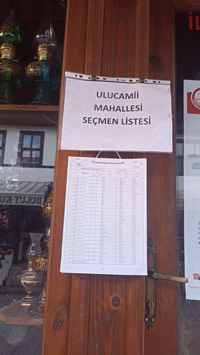 Seçmen Listeleri Askıda