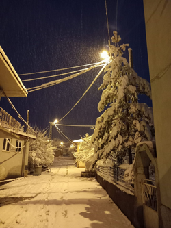 Akçapınar'dan Kar Manzarası