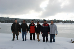 Kar altında doğada yaşayan hayvanlar unutulmadı