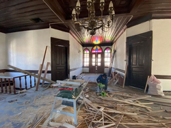 Kültürevinde Restorasyon Çalışmaları devam ediyor