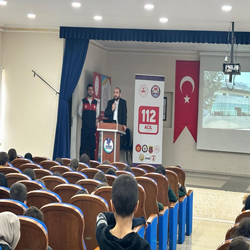 Taraklı'da tek acil durum numarası farkındalık çalışması