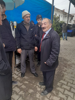 CHP TARAKLI BELEDİYE BAŞKAN ADAYI CEMAL DOĞAN PAZARI GEZDİ.