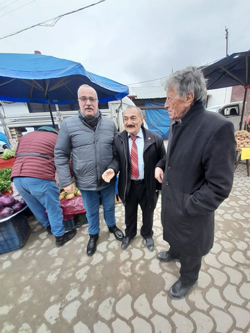 CHP TARAKLI BELEDİYE BAŞKAN ADAYI CEMAL DOĞAN PAZARI GEZDİ.