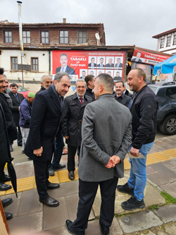 SP Büyükşehir Belediye Başkan Adayı Ömer Abdullah Ayhan Taraklılılar ile buluştu