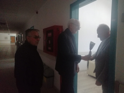 Özkaraman Sağlık çalışanlarını ziyaret etti