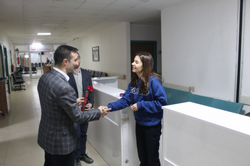 Kaymakam Serttaş Sağlık çalışanlarını unutmadı