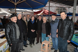 Azize Ceroğlu Taraklı’da Esnafı Ziyaret Etti