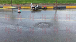 Kamyona çarpan motosikletli vefat etti
