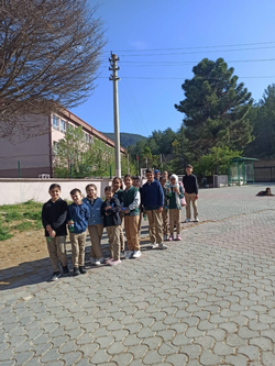 Öğrenciler Aşağı Camii'yi ziyaret etti.