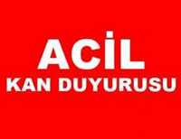 Acil Kan İhtiyacı