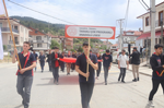 Gençlik yürüyüşü yapıldı