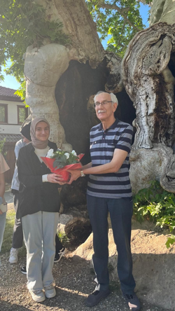 ÖĞRENCİLERDEN ÖZKARAMAN VE YILMAZ'A ZİYARET