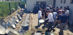 Dışdedeler Mahallesi'nde Hayır Pilavı Coşkusu
