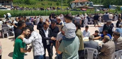 Dışdedeler Mahallesi'nde Hayır Pilavı Coşkusu