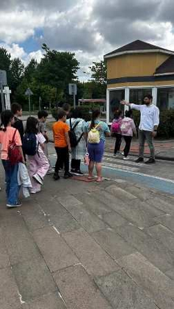 Öğrenciler Trafik Park'ta
