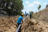 Taraklı Hark Mahallesi'ne 2 bin metrelik yeni içme suyu hattı