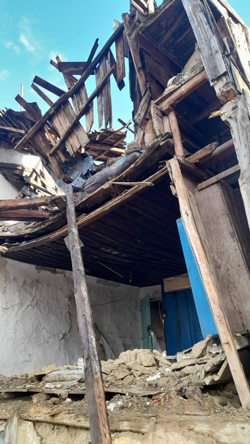 Bir Ev Kısmen Çöktü