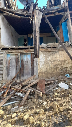 Bir Ev Kısmen Çöktü