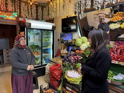Taraklı Kaymakamı Senanur Tunalı Esnafı Ziyaret etti,Hayırlı Ramazanlar diledi