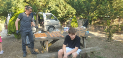 Mezarlıkta program