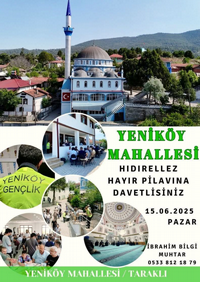 Taraklı Yeniköy Mahallesi’nde Geleneksel Hıdırellez Hayır Pilavı Etkinliği