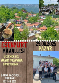 Esenyurt Mahallesi'nde Geleneksel Hayır Pilavı Etkinliği
