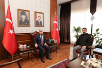 Vali Rahmi Doğan, Taraklı Belediye Başkanı İbrahim Pilavcı’yı Makamında Kabul Etti