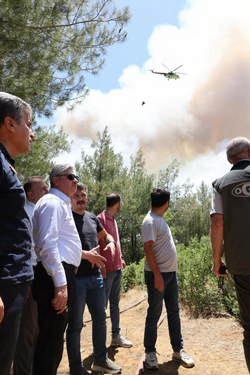 Taraklı’da Orman Yangını :Sakarya Valisi Rahmi Doğan, Yangın Bölgesinde Çalışmaları Yerinde Koordine Ediyor