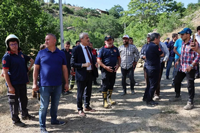 Başkan Yusuf Alemdar yangın felaketinin yaşandığı Taraklı’da