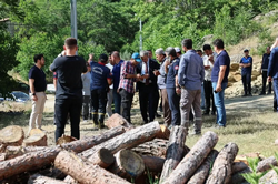 Başkan Yusuf Alemdar yangın felaketinin yaşandığı Taraklı’da