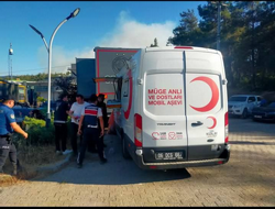 Taraklı Hacıyakup Mevkiinde Çıkan Orman Yangınına Kızılay'dan Destek